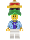 Minifig No: twn540  Name: Vintage Car Show Passenger - Cheeseburger Hat