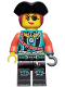 Minifig No: vid037  Name: DJ Captain, Vidiyo Bandmates, Series 2 (Minifigure Only without Stand and Accessories)