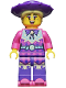 Minifig No: vid039  Name: Discowgirl Guitarist, Vidiyo Bandmates, Series 2 (Minifigure Only without Stand and Accessories)