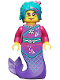 Minifig No: vid040  Name: Karaoke Mermaid, Vidiyo Bandmates, Series 2 (Minifigure Only without Stand and Accessories)