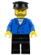 Minifig No: wc010  Name: Hovercraft Pilot, Blue Jacket, Black Hat