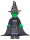 Minifig No: wck008  Name: Elphaba - Black Cape and Hat