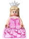 Minifig No: wck016  Name: Glinda - Minifigure, Bright Pink Dress, Wide Skirt (Panniers)