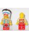 Minifig No: ww017a  Name: Indian Chief with LEGO Logo on Back