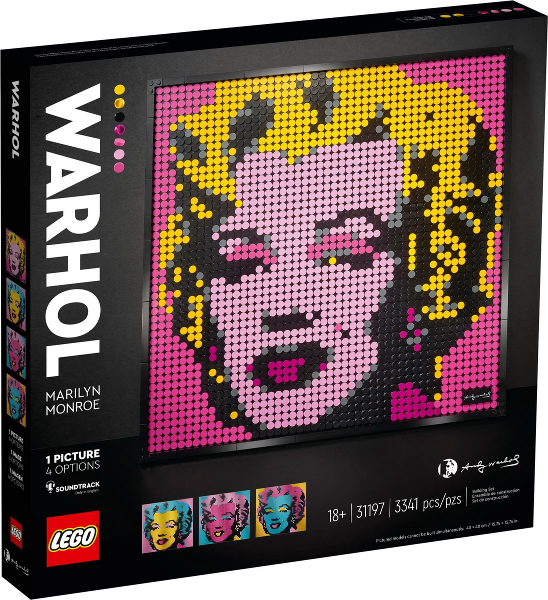BrickLink - Original Box 31197-1 : LEGO Warhol Marilyn Monroe 