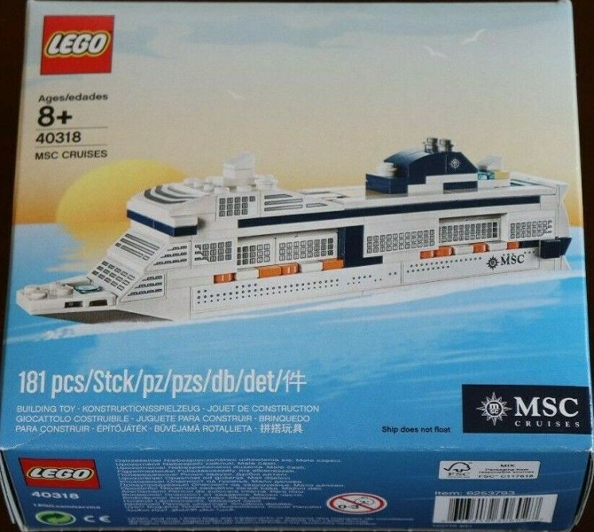 msc cruises lego