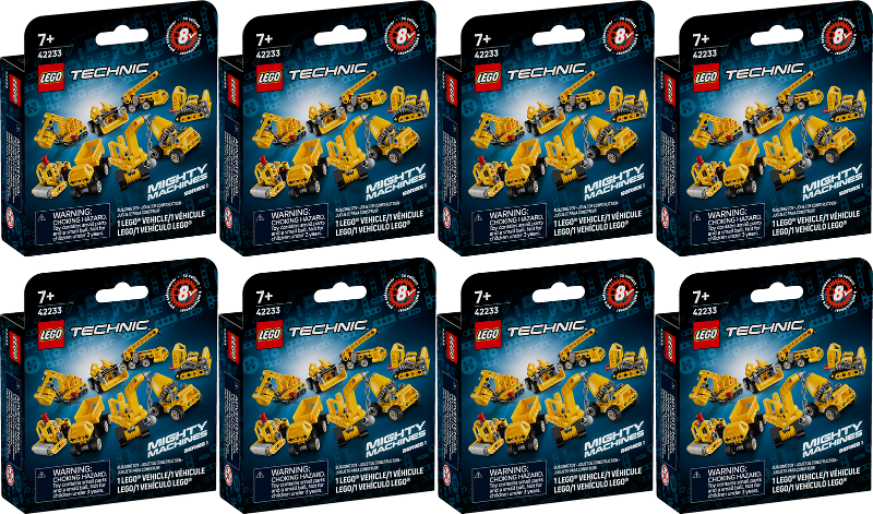 Mighty Machines, Series 1 (Complete Series of 8 Vehicles