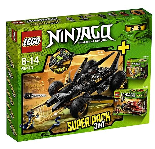 BrickLink - Original Box 66410-1 LEGO Ninjago Pack 3 in 1 (9440, 9441, 9444) [Ninjago:Rise the Snakes] - BrickLink Reference Catalog