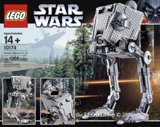 Star Wars Sticker for Lego® 10174 UCS AT-ST Walker cmyk vinyl HQ precut