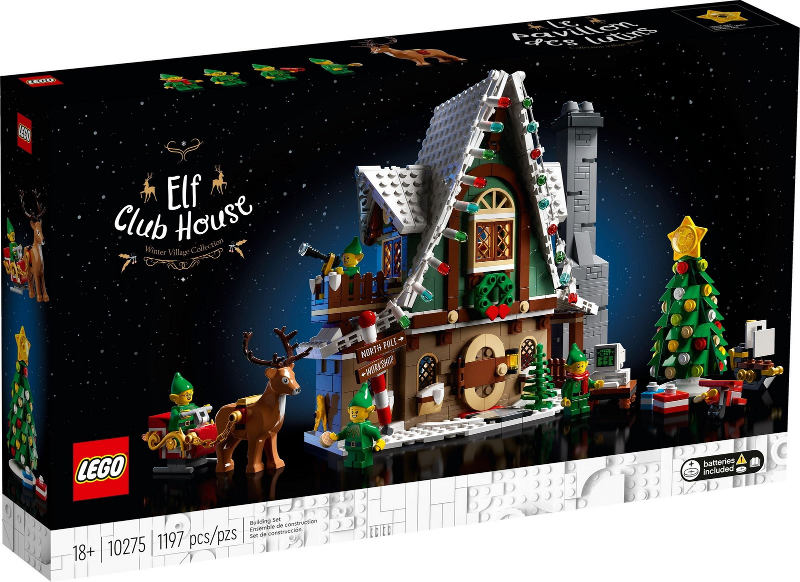 LEGO Lot of 4 Reindeer ~ Christmas Santa Sleigh Holiday Elf Club House 10275