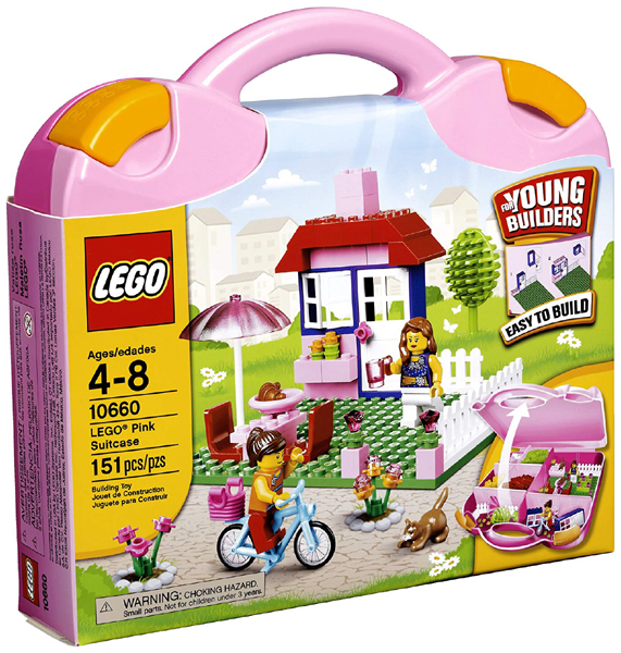 Original Box 10660-1 : LEGO Pink Suitcase [(unsorted)] [BrickLink]