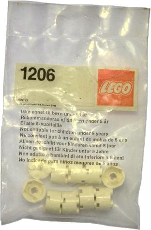 Round Bricks (2 x 2), White