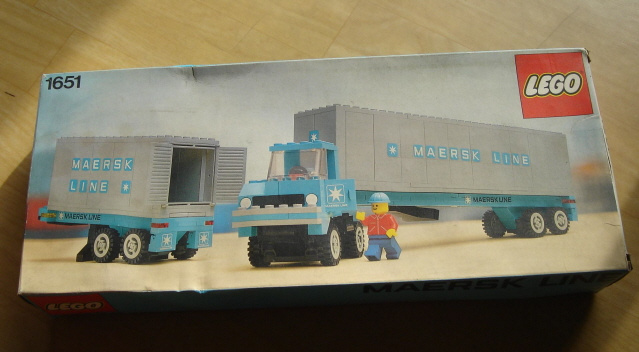 Aufkleber passend für LEGO 1651 Sticker Cargo Maersk Truck Custom Precut 