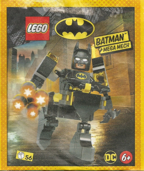 Batman with Mega Mech paper bag