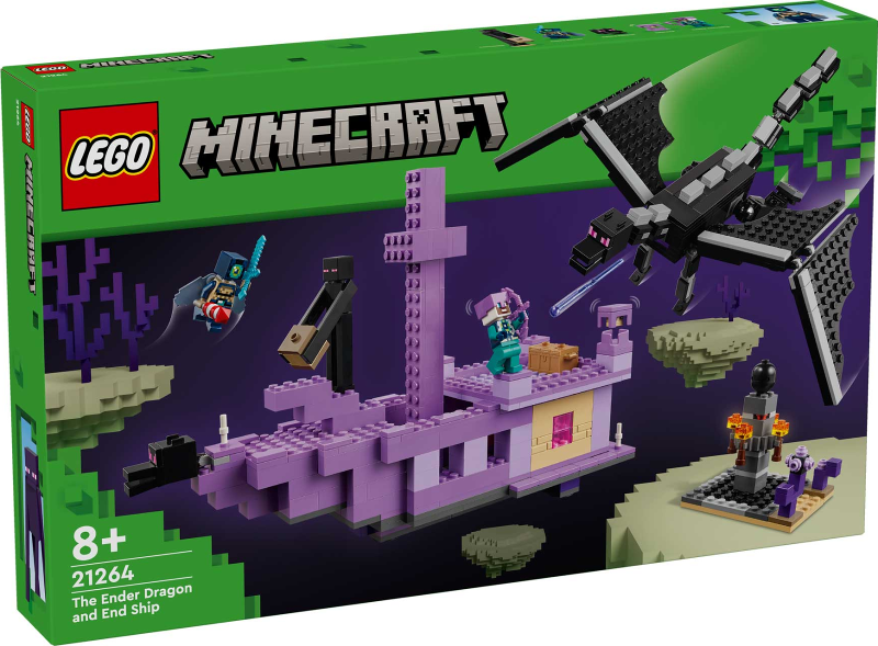 The Ender Dragon and End Ship : Set 21264-1 | BrickLink