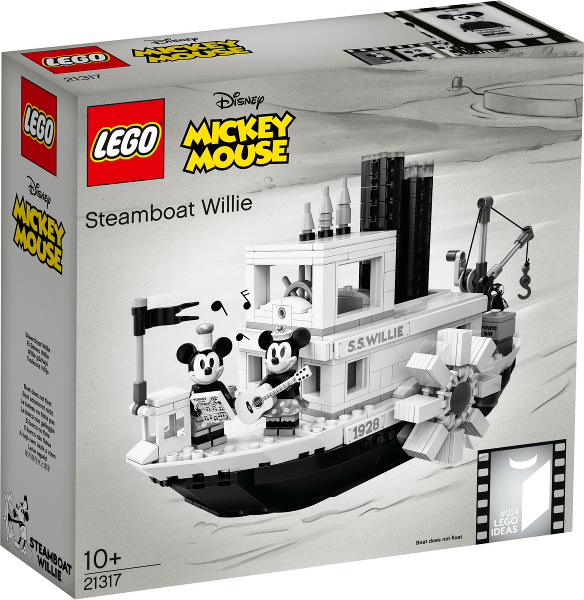 NEW LEGO Mickey Mouse Grayscale FROM SET 21317 LEGO IDEAS CUUSOO idea049 