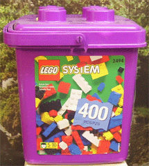 400-Piece Purple Bucket