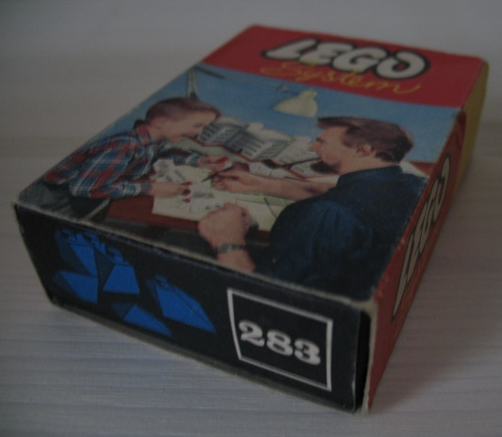 Sloping Ridge and Valley Bricks, Blue