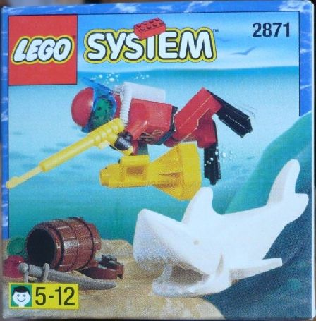 Diver and Shark : Set 2871-1 | BrickLink