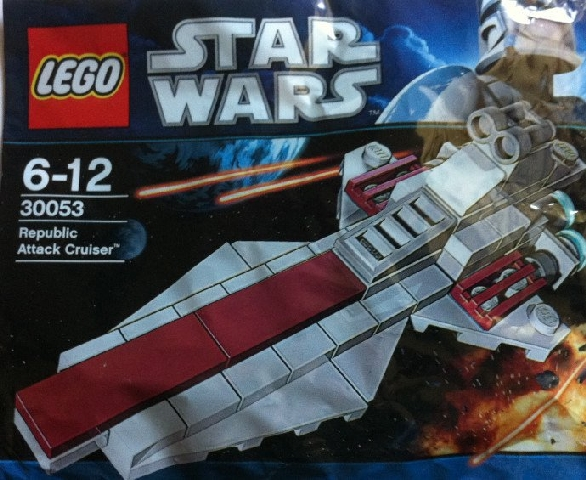 LEGO Star Wars 30053 Republic Attack Cruiser Kreuzer Polybag Promo Beutel 