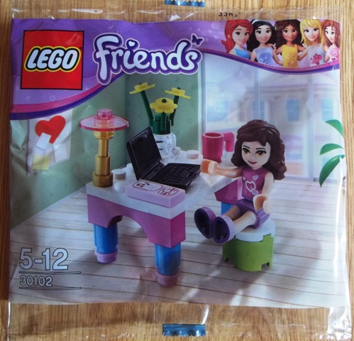 Super Rare New & Sealed LEGO Friends Olivia's Desk 30102 
