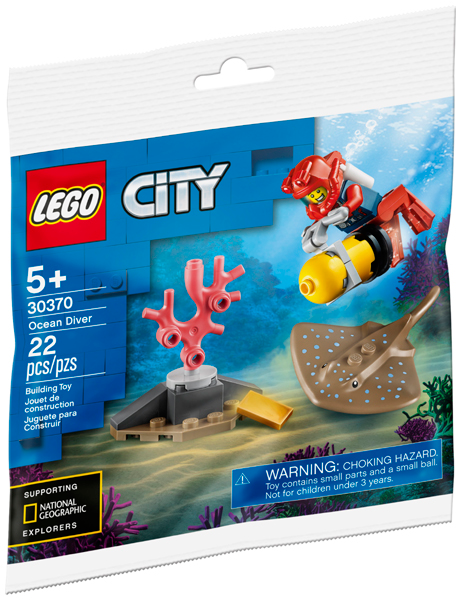 LEGO City Explorer Diver Polybag Set 30370 Bagged