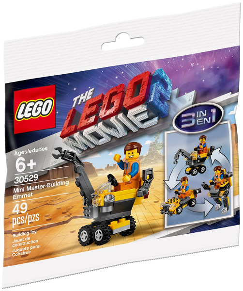 30529 New Lego The Lego Movie 2 Mini Master-Building Emmet Sealed Polybag 3in1 