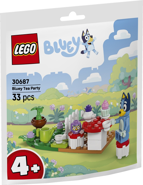 Bluey Tea Party paper bag / polybag