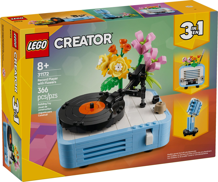 Record Player with Flowers : Set 31172-1 | BrickLink