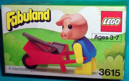 Percy Pig's Wheelbarrow : Set 3615-1 | BrickLink