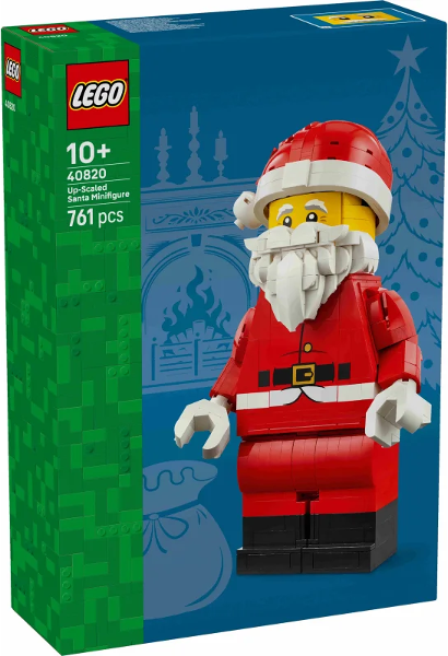 Up-Scaled Santa Minifigure