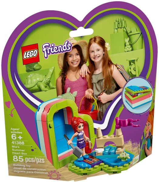 ◆mai LEGO Friends Mia's Summer Heart Box 41388 Building Set (85