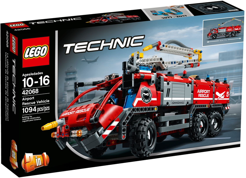 LEGO TECHNIC manuels d'utilisation et autocollants pour 42068 Airport Rescue Vehicle 