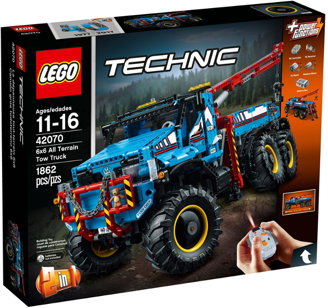 NEW Lego Genuine Technic 42070 6x6 All Terrain Tow Truck Sticker Sheet Decals 