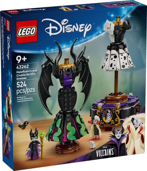 Maleficent's and Cruella De Vil's Dresses : Set 43262-1