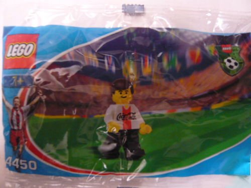 LEGO SOCCER ULTRA RARE SEALED COCA COLA MIDDLE FIELDER 1 POLYBAG FIGURE 