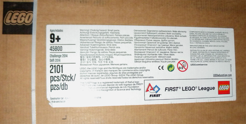 FIRST LEGO League (FLL) Challenge 2014 - World Class