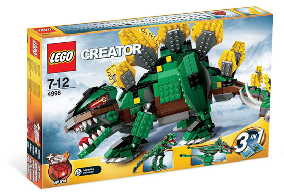BrickLink - Set 4998-1 : LEGO Stegosaurus [Creator:Model:Creature 