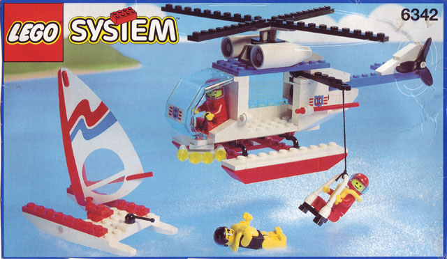 Set 6342-1 : Lego Beach Rescue Chopper 