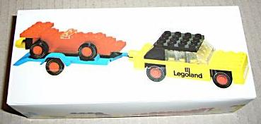 Car with Trailer and Racing Car