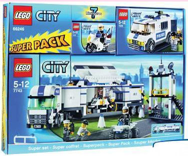 City Bundle Pack, Super Pack (Copack of Sets 7235-2, 7245-2, and 7743)
