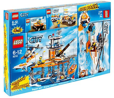 City Bundle Pack, Super Pack (Copack of Sets 4210, 7736, 7737, and 7738)