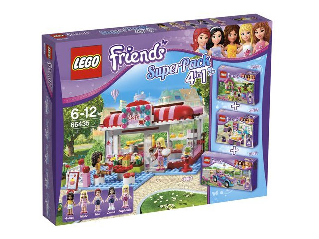 Friends Bundle Pack, Super Pack 4 in 1 (Sets 3061, 3183, 3934, and 3936)