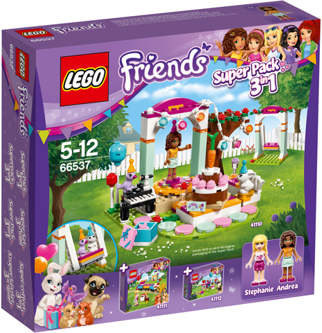 Friends Bundle Pack, Super Pack 3 in 1 (Sets 41110, 41111, and 41112)