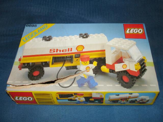 Custom/Precut Aufkleber/Sticker passend für LEGO® 6695 Town Shell Tanker 1984 