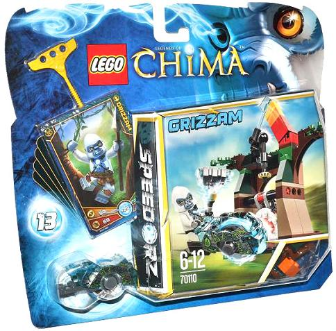Conjunto de Torre de destino Lego Chima grizzam 70110 