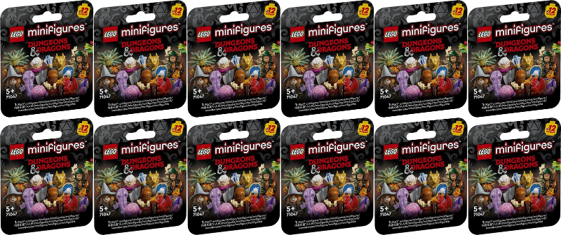 Minifigure, Dungeons & Dragons (Complete Series of 12 Complete Minifigure Sets)
