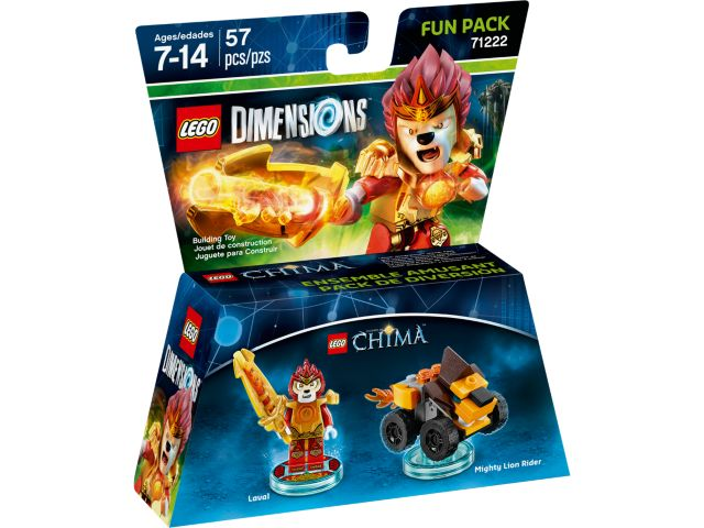 Fun Pack - Legends of Chima (Laval and Mighty Lion Rider) : Set