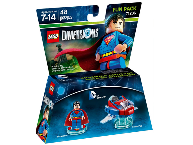 del søvn forfatter Fun Pack - DC Comics (Superman and Hover Pod) : Set 71236-1 | BrickLink