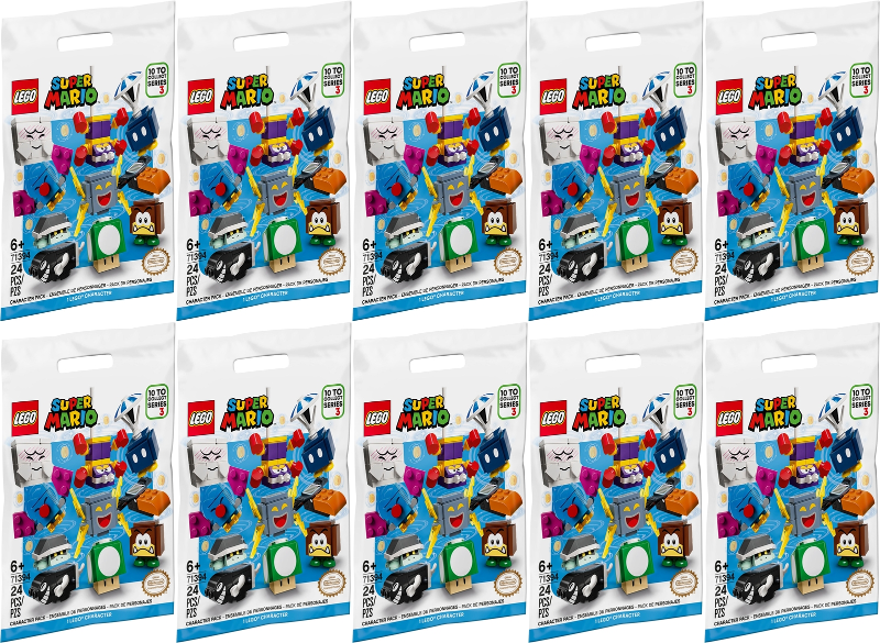 Character, Super Mario, Series 3 (Complete Series of 10 Complete Character Sets)